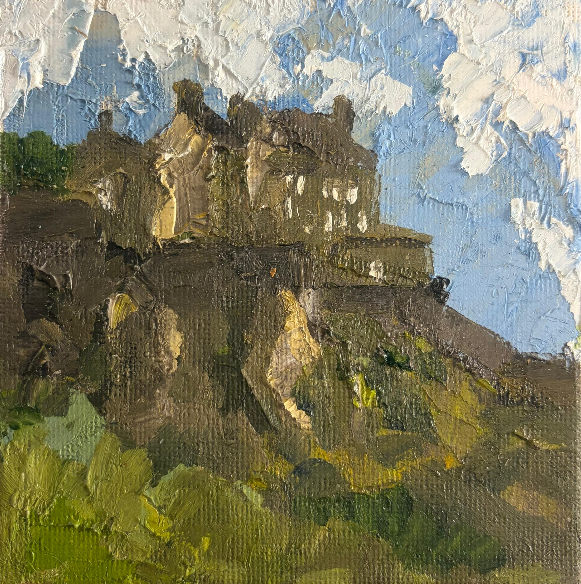 Rock and Crown: Edinburgh Castle 10x15 £70