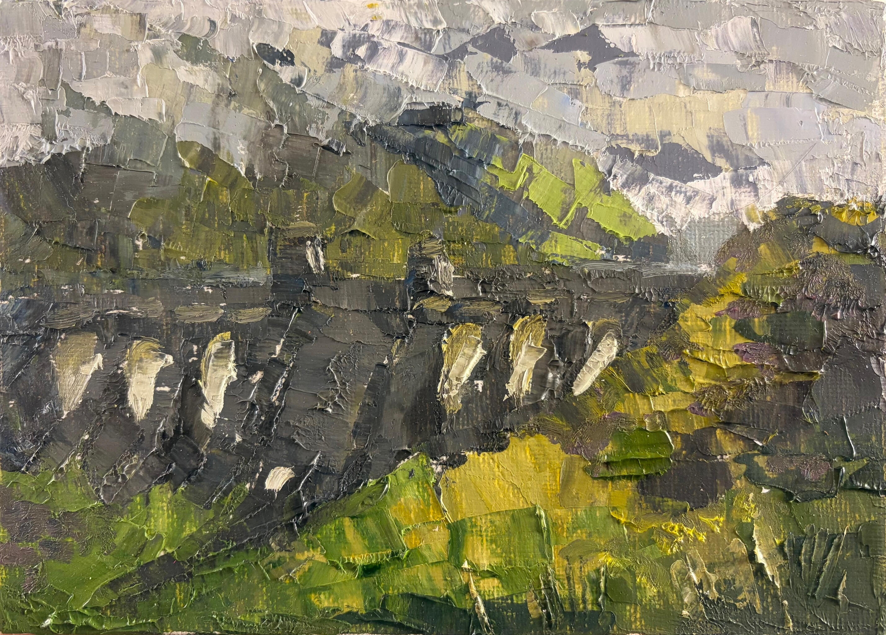 Dawn Over the Highland Dam 10x15 £70