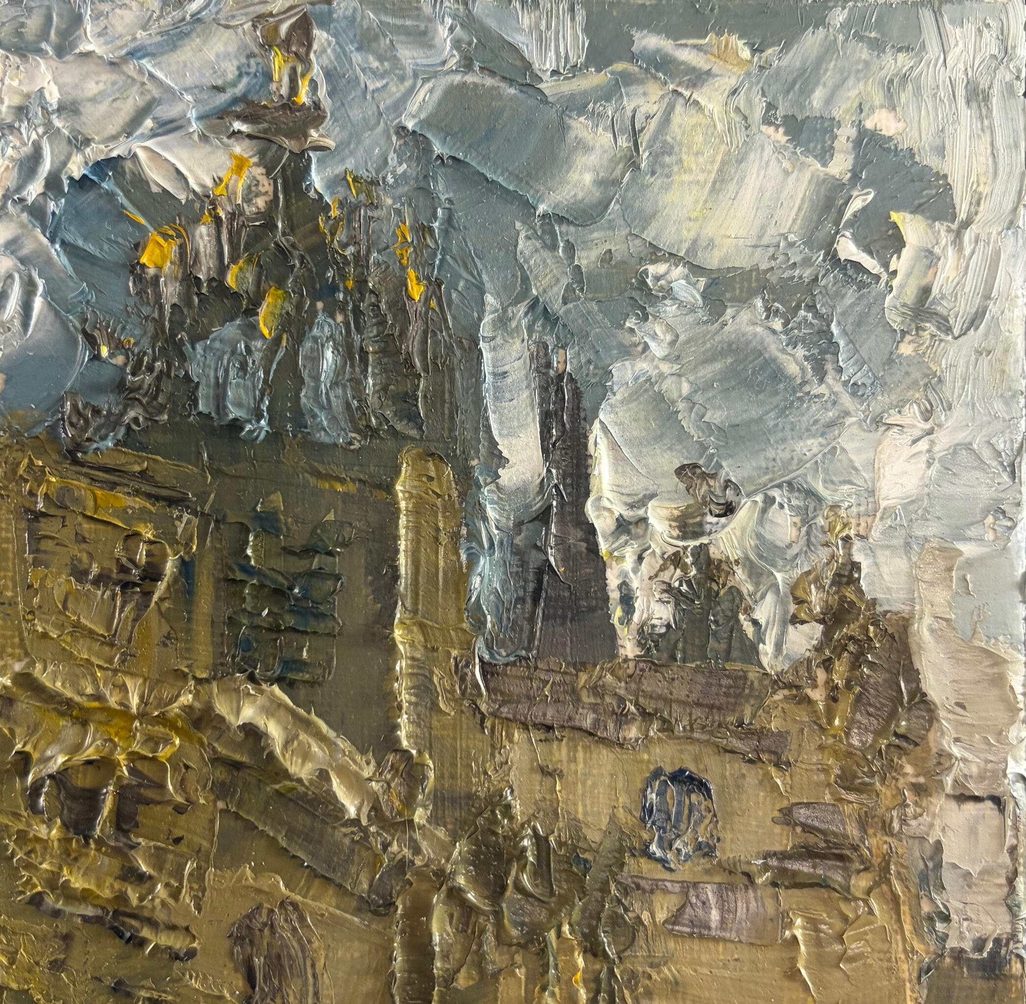 Edinburgh Under a Stormy Sky 10x15 £70