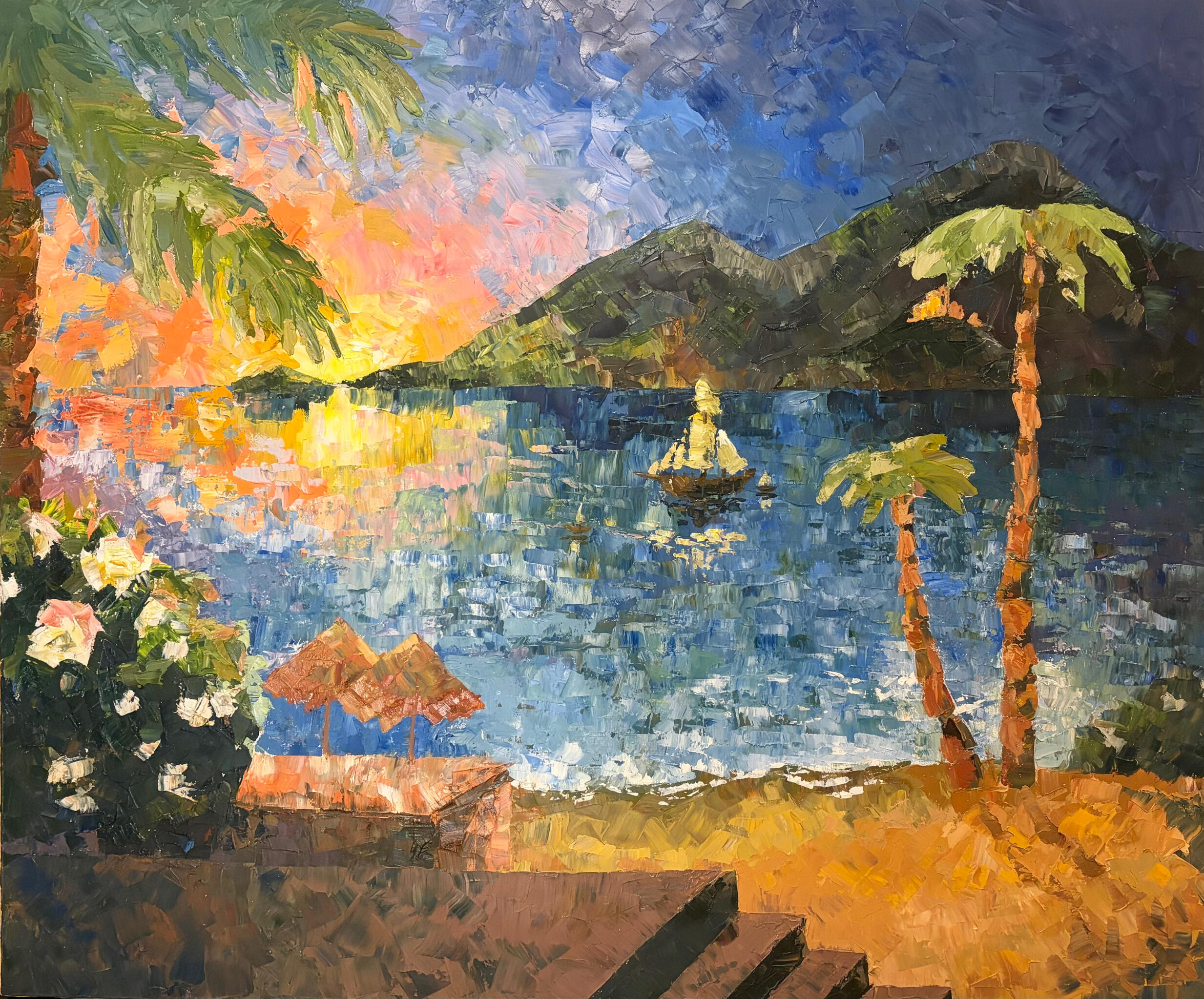 Last Light on the Water 10x15 £70